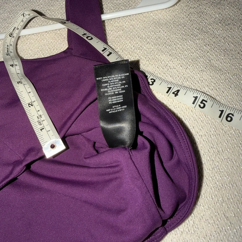 Aritzia Babaton Contour Square Neck Tank (color dewberry purple) - Picture 4 of 7